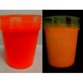 Краска люминесцентная AcmeLight Glass Classic 2К для стекла оранжевая