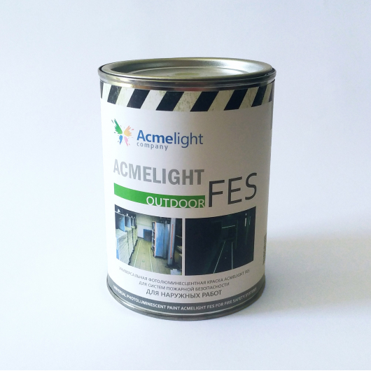 Фарба люмінесцентна AcmeLight FES для систем евакуації - изображение 4 - интернет-магазин tricolor.com.ua