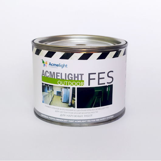 Фарба люмінесцентна AcmeLight FES для систем евакуації - изображение 3 - интернет-магазин tricolor.com.ua