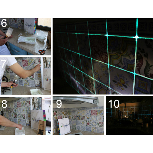 Затирка люмінесцентна для швів AcmeLight Grout блакитна - изображение 3 - интернет-магазин tricolor.com.ua