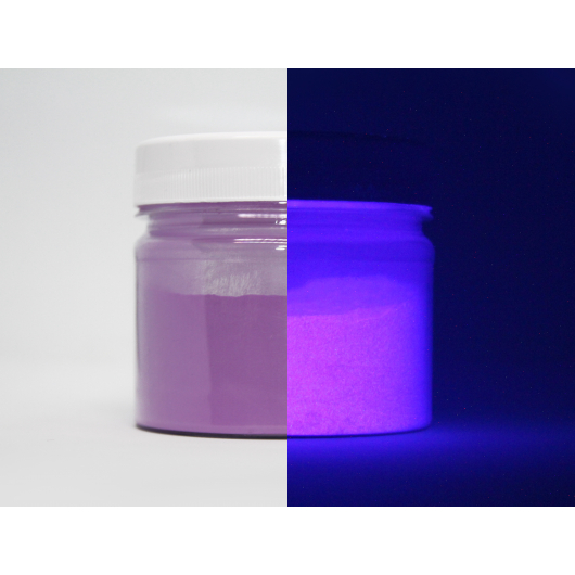 Люмінесцентний пігмент Люмінофор кольоровийTricolor Purple to purple фіолетовий - интернет-магазин tricolor.com.ua
