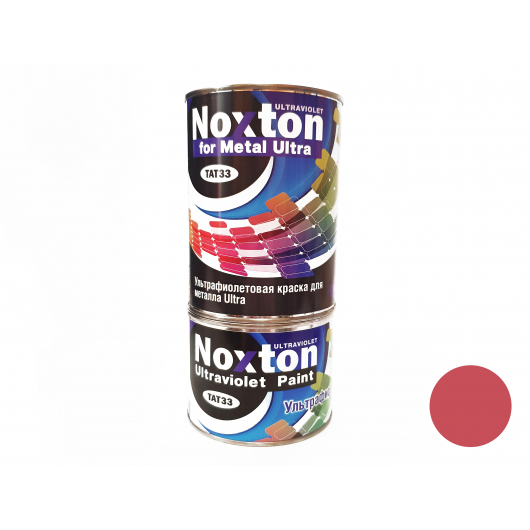 Флуоресцентна фарба для металу NoxTon for Metal Ultra червона