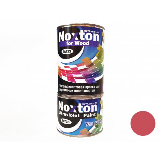 Флуоресцентна фарба для дерева NoxTon for Wood червона