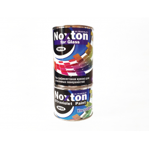 Флуоресцентна фарба для скла NoxTon for Glass біла - изображение 2 - интернет-магазин tricolor.com.ua