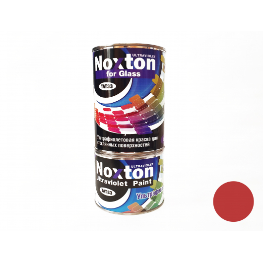 Флуоресцентна фарба для скла NoxTon for Glass темно-червона