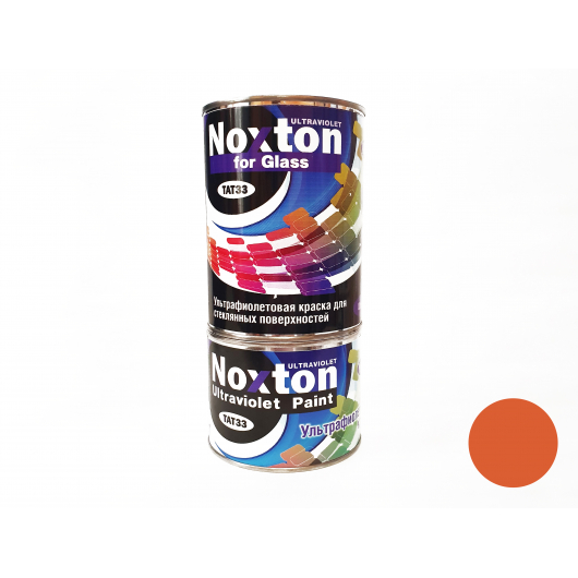 Флуоресцентна фарба для скла NoxTon for Glass темно-помаранчева