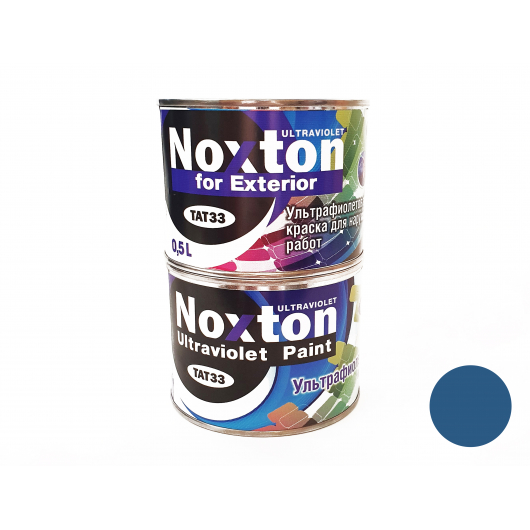 Флуоресцентна фарба для зовнішніх робіт NoxTon for Exterior темно-синя