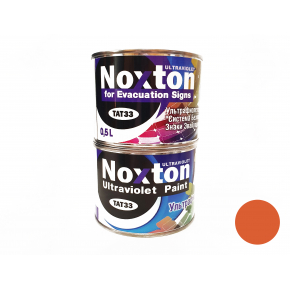 Флуоресцентна фарба для систем безпеки NoxTon for Evacuation Signs темно-помаранчева