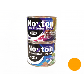 Флуоресцентна фарба для внутрішніх робіт NoxTon for Interior Eco темно-жовта