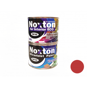 Флуоресцентна фарба для внутрішніх робіт NoxTon for Interior Eco темно-червона