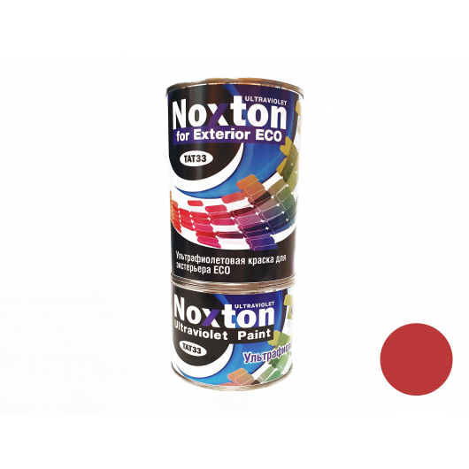 Флуоресцентна фарба для зовнішніх робіт NoxTon for Exterior Eco темно-червона