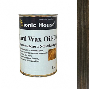 Масло для дерева Bionic House Hard Wax Oil - UV з твердим воском і УФ-захистом Чорне - интернет-магазин tricolor.com.ua