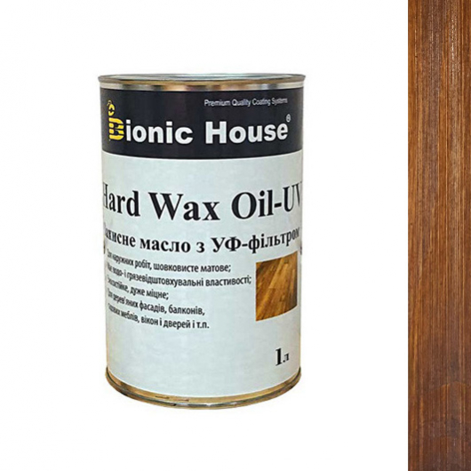 Масло для дерева Bionic House Hard Wax Oil - UV з твердим воском і УФ-захистом Мигдаль - интернет-магазин tricolor.com.ua