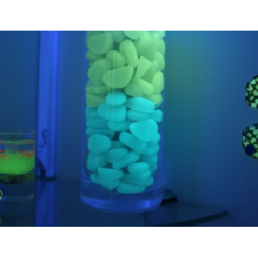 Люмінесцентні пластикові камені AcmeLight PVC блакитні - изображение 2 - интернет-магазин tricolor.com.ua