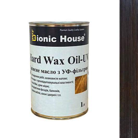 Масло для дерева Bionic House Hard Wax Oil - UV з твердим воском і УФ-захистом Палісандр - интернет-магазин tricolor.com.ua