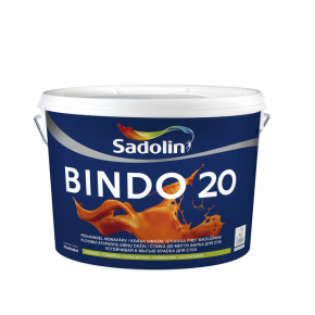 Фарба для стін Sadolin Bindo 20 біла напівматова що миється