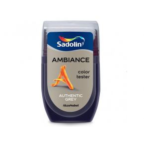 Тестер краски Sadolin Ambiance Authentic Grey - интернет-магазин tricolor.com.ua