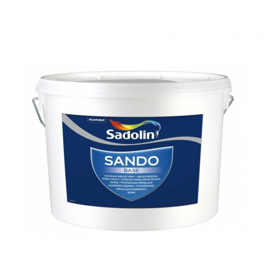 Грунт-фарба вологостійка Sadolin Sando Base для мінеральних фасадів