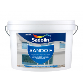 Краска Sadolin Sando F для фасада и цоколя база ВС глубокоматовая - интернет-магазин tricolor.com.ua
