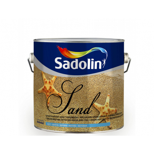 Фарба структурна Sadolin Soft Sand структура дрібного піску