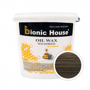 Масло-воск для дерева с пчелиным воском Bionic House в цвете (черный) - интернет-магазин tricolor.com.ua