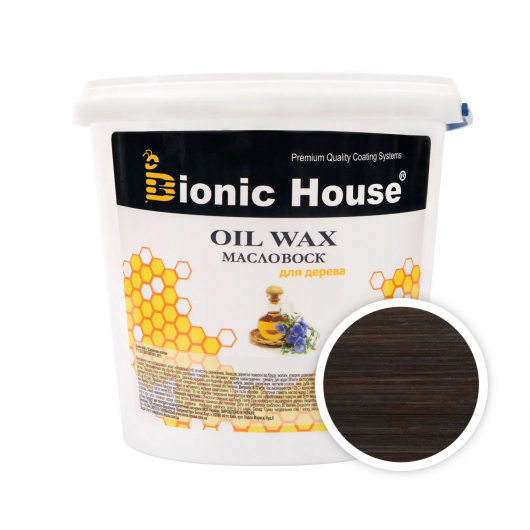 Олія-віск для дерева з бджолиним воском Bionic House у кольорі Палісандр - интернет-магазин tricolor.com.ua