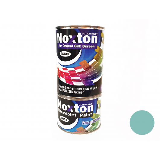 Флуоресцентна фарба для оракалу та самок. плівки NoxTon Silk Screen for Oracal блакитна