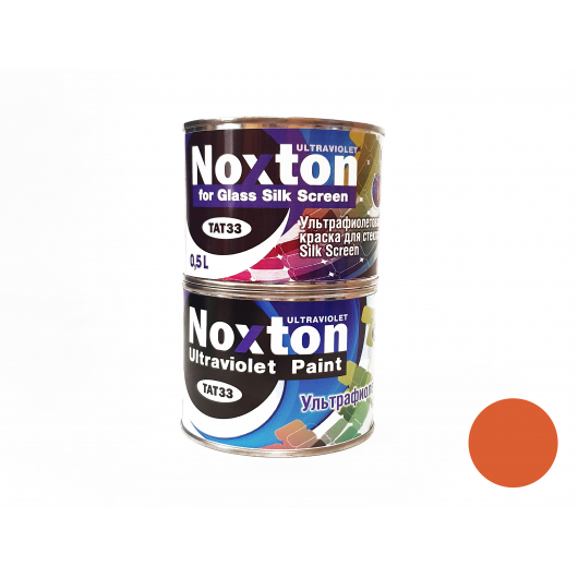 Флуоресцентна фарба для скла NoxTon Silk Screen for Glass темно-помаранчева