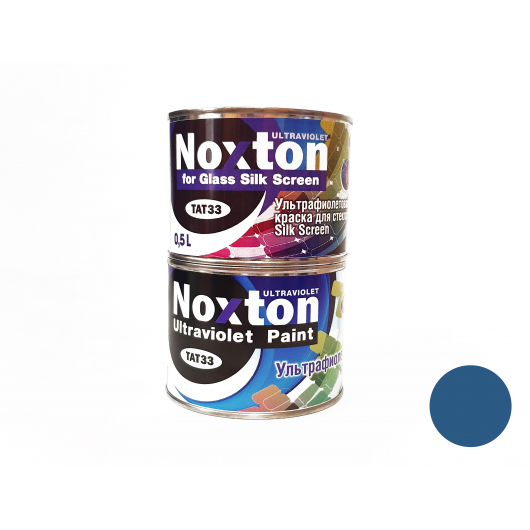Флуоресцентна фарба для скла NoxTon Silk Screen for Glass темно-синя