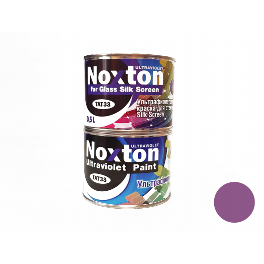 Флуоресцентна фарба для скла NoxTon Silk Screen for Glass фіолетова