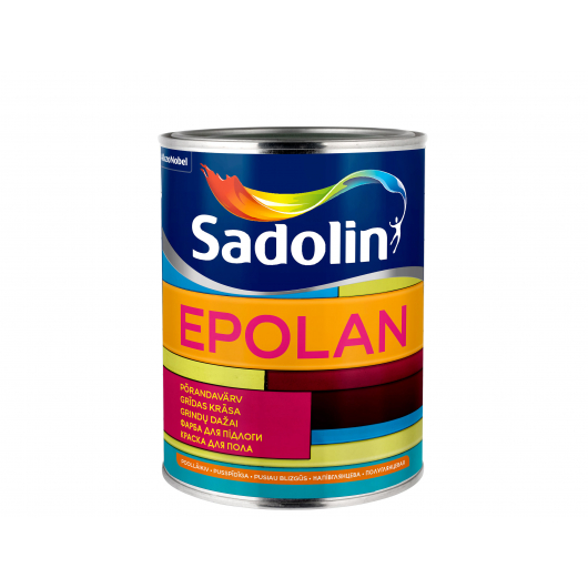 Фарба для підлоги Sadolin Epolan швидковисихаюча біла напівглянсова - интернет-магазин tricolor.com.ua