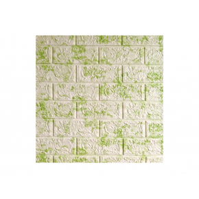 Самоклеящаяся декоративная 3D панель «Мрамор» #64 зеленая