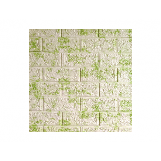 Самоклеящаяся декоративная 3D панель «Мрамор» #64 зеленая