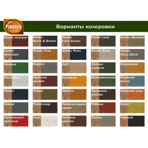 Фарба фасадна Pinotex Wood Paint Aqua база ВМ - изображение 2 - интернет-магазин tricolor.com.ua