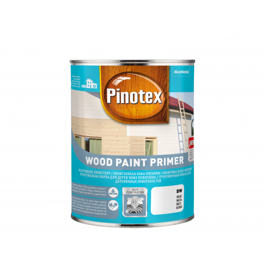 Фарба грунтувальна Pinotex Wood Paint Primer для дерева біла