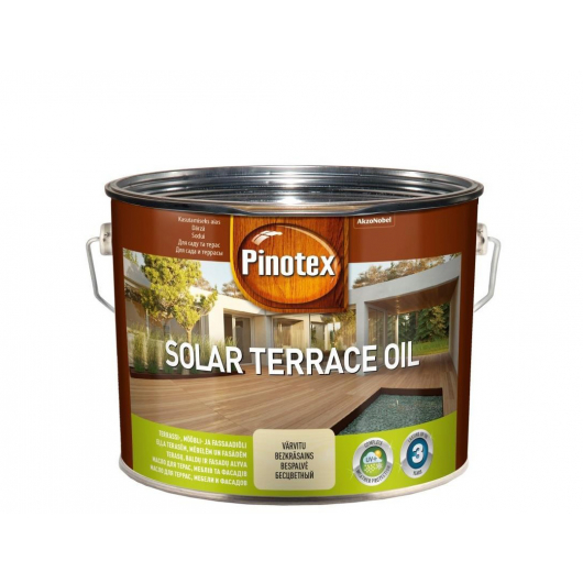 Масло Pinotex Solar Terrace & Wood Oil для терас меблів фасадів - интернет-магазин tricolor.com.ua