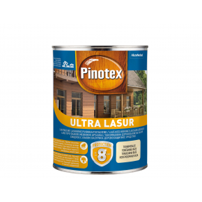 Лазур фасадна Pinotex Ultra Lasur лакова з УФ захистом - интернет-магазин tricolor.com.ua