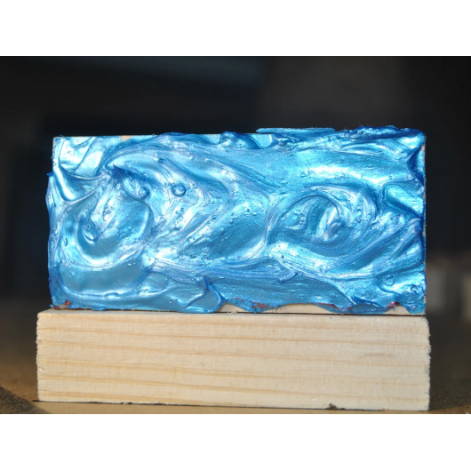 Декоративна фарба з ефектом металік Aurum AtrMetall блакитна бронза - изображение 2 - интернет-магазин tricolor.com.ua