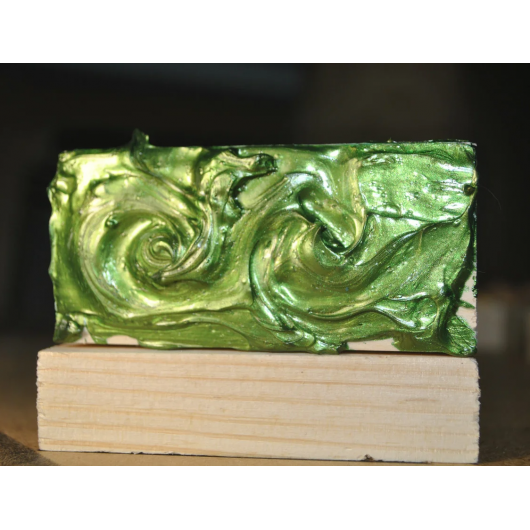 Декоративна фарба з ефектом металік Aurum AtrMetall зелена бронза - изображение 3 - интернет-магазин tricolor.com.ua