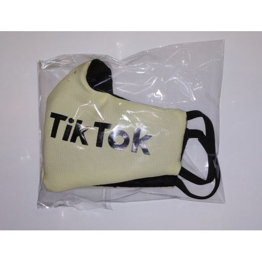 Маска защитная детская для лица TikTok с тканевым фильтром - интернет-магазин tricolor.com.ua