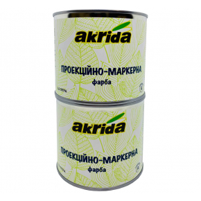 Краска интерьерная проекционно-маркерная Akrida белая - интернет-магазин tricolor.com.ua