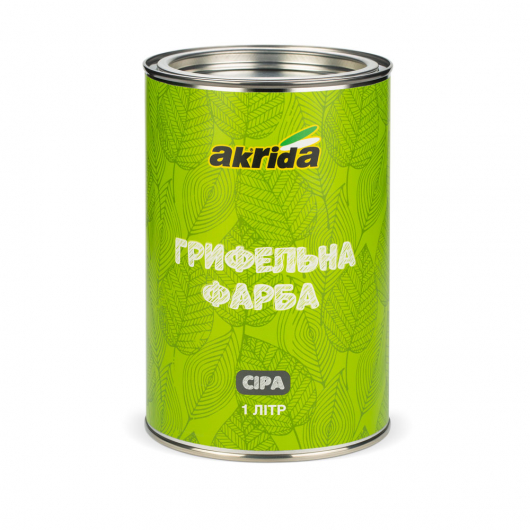 Інтер'єрна грифельна фарба Akrida сіра - интернет-магазин tricolor.com.ua