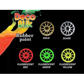 Краска резиновая Deco Blik флуоресцентная желтая RRL 1005 - изображение 2 - интернет-магазин tricolor.com.ua