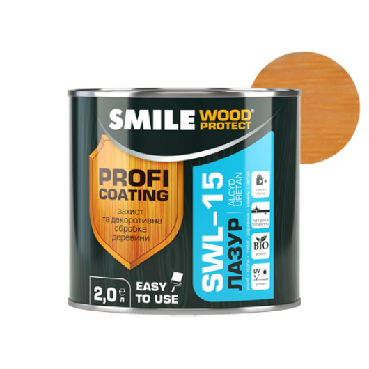 Лазур алкідна Smile Wood Protect SWL-15 Каштан