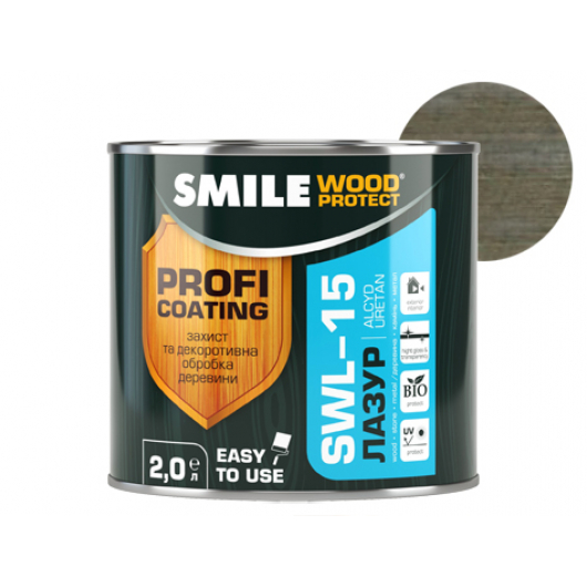 Лазур алкідна Smile Wood Protect SWL-15 Чорне дерево