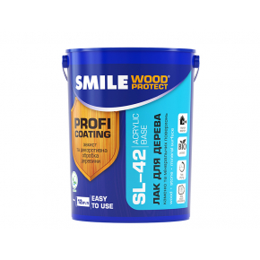 Лак акриловий Smile Wood Protec SL-42 прозорий глянсовий