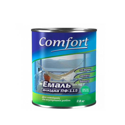 Емаль алкідна Comfort ПФ-115 Світло-зелена