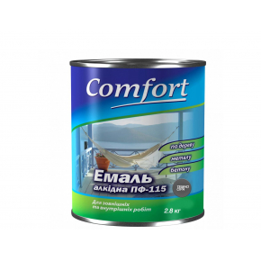 Эмаль алкидная Comfort ПФ-115 Темно-серая