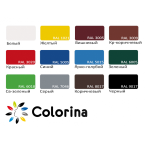 Фарба гумова Colorina для дахів Коричнева - изображение 2 - интернет-магазин tricolor.com.ua