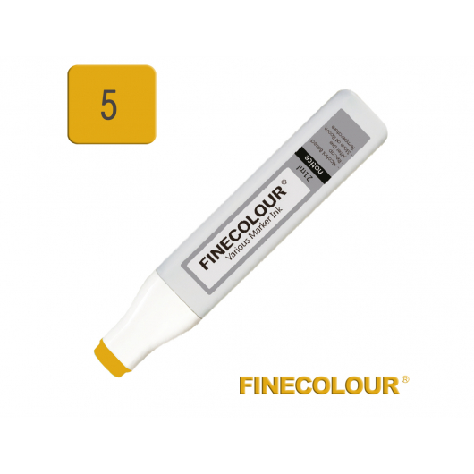 Заправка спиртова Finecolour Refill Ink 005 темно-жовтий Y5
